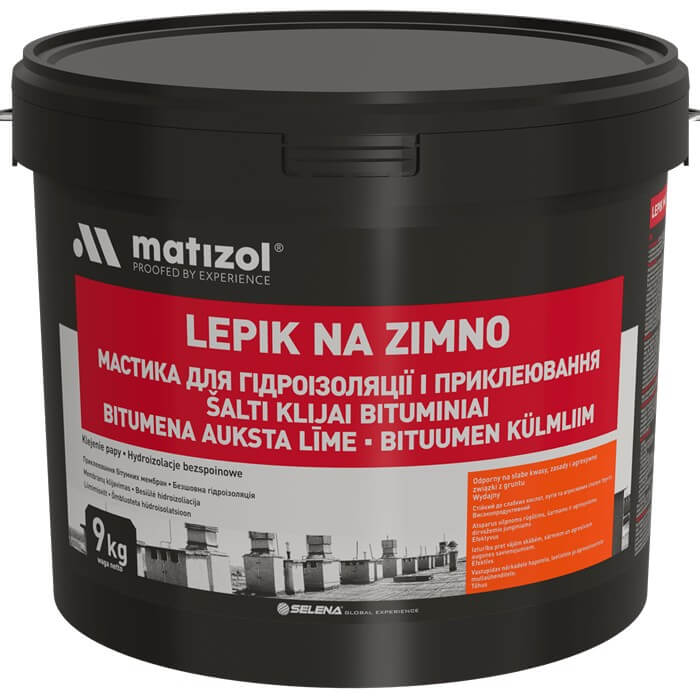 Мастика MATIZOL Мастика для гідроізоляції та приклеювання 9 кг купити у Дніпрі