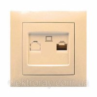 Розетка RIGHT HAUSEN VELENA 1-а комп. крем HN-011113 (10/120) купить в Днепре