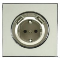 Розетка RIGHT HAUSEN LAURA 1-а внутр. золото з/з+2USB HN-015248 (10/120) купити у Дніпрі