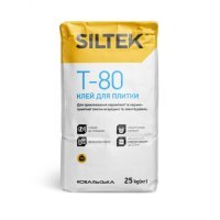 Клей Siltek Т-80 (25кг) для плитки купить в Днепре