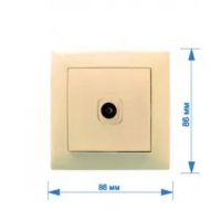 Розетка RIGHT HAUSEN VELENA 1-а TV крем HN-011133 (10/120) купить в Днепре