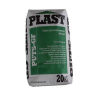 Шпаклевка фасадная цементная PLAST PUTS-GF (20 кг) серая финишная купить в Днепре