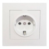 Розетка RIGHT HAUSEN VELENA 1-а внутр. з/з біла + 2USB HN-011241 (10/120)