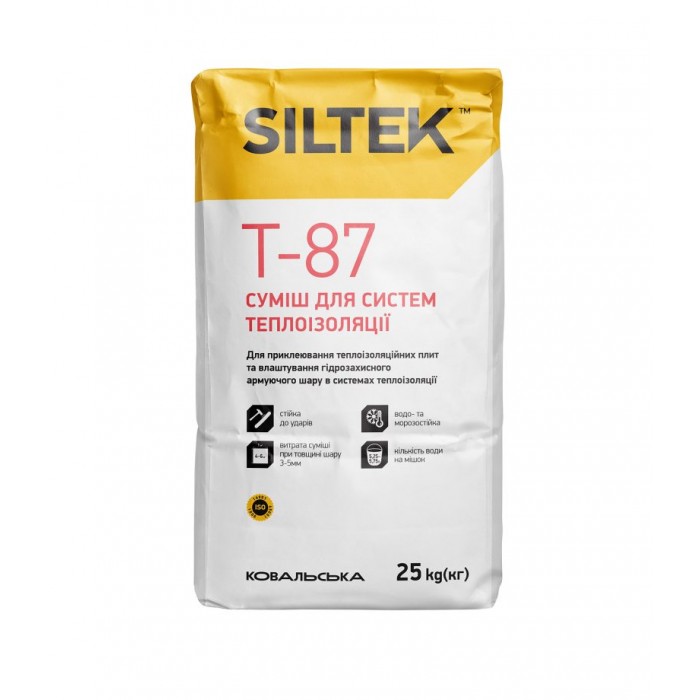 Клей армирующий Siltek Т-87 25кг купить в Днепре