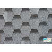 Гнучка черепиця BTM Shingle Рубін Сірий 2,94м.кв