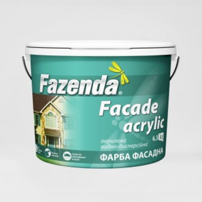 Краска фасадная FAZENDA facad acrylic 20 кг купить в Днепре