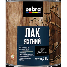 Лак Зебра яхтный 0.75л