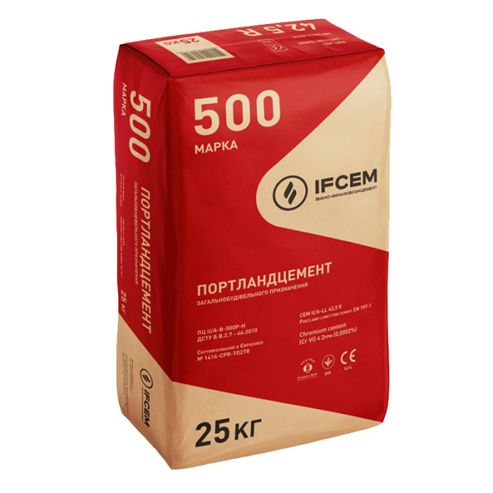 Цемент Івано-Франківськ М500, 25 кг купити у Дніпрі