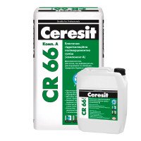 Гидроизоляционная смесь Ceresit CR 66, двухкомпонентная, 18 кг + 5 кг, Днепр