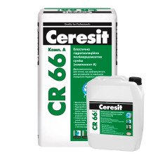 Гідроізоляційна суміш Ceresit CR 66, двокомпонентна, 18 кг + 5 кг, Дніпро