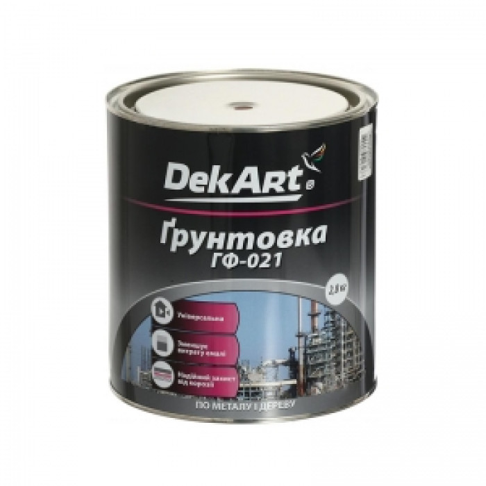 Грунтовка "DekArtt" ГФ-021 (серый) 0,9кг купить в Днепре