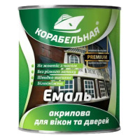 Эмаль акриловая окна/двери "Корабельная" (0,75 кг)