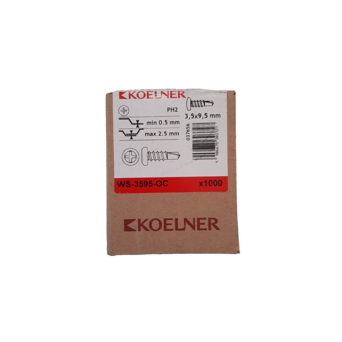 Тексы KOELNER 3,5*9,5 (1000шт) куить в Денпре