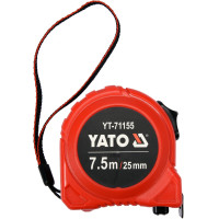 Рулетка YT-71155 7,5м*25мм