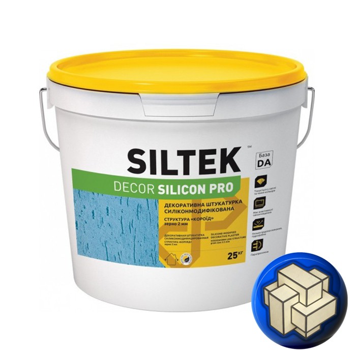 Штукатурка Siltek Dekor Pro 25кг.DC  (1,5мм) барашек купить в Днепре