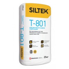 Клей для плитки та каменю Siltek Т-801 (25кг)