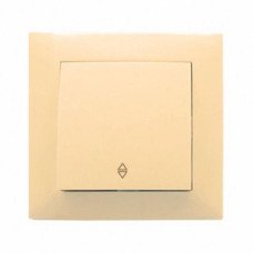 Вимикач RIGHT HAUSEN VELENA 1-й внутр. прох. крем HN-011033 (10/120)