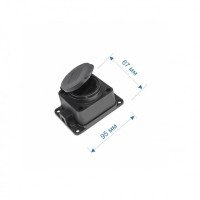 Колодка RIGHT HAUSEN Waterproof 1-а з/з черная IP44 HN-084012N (12/120)