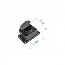 Колодка RIGHT HAUSEN Waterproof 1-а з/з чорна IP44 HN-084012N (12/120)