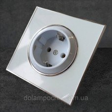 Розетка RIGHT HAUSEN LAURA 1-а внутр. з/з біла HN-015081 (10/120)
