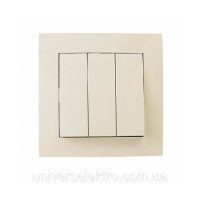 Вимикач. RIGHT HAUSEN VELENA 1-й внутр. перехресний крем HN-011193