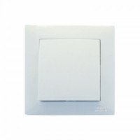 Вимикач RIGHT HAUSEN VELENA 3-й внутр. білий HN-011251 (10/120)