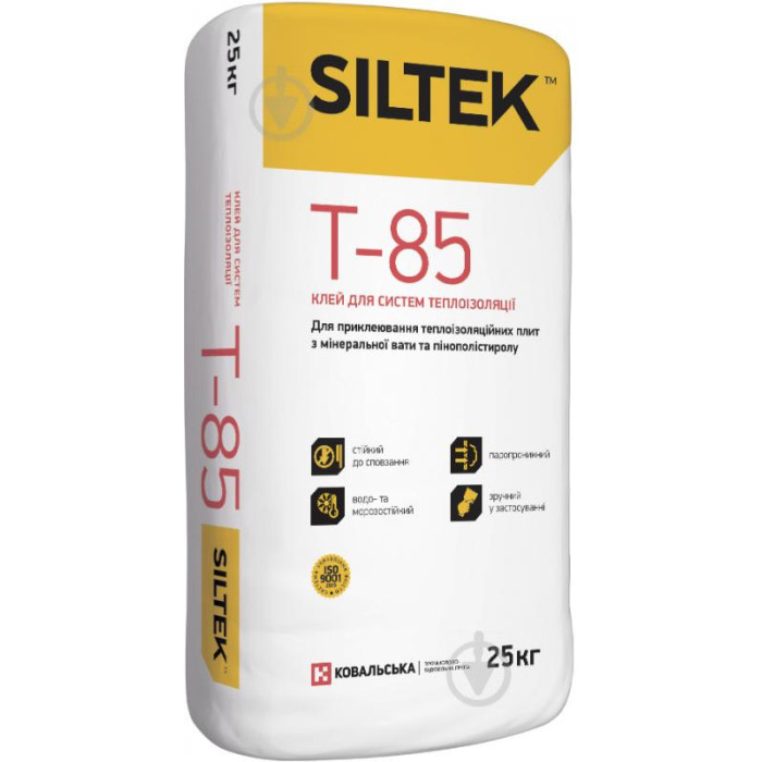 Клей для пенопласта Siltek Т-85 (25кг) купить в Днепре