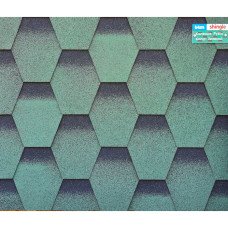 Гнучка черепиця BTM Shingle Рубін Зелений 2,94м.кв