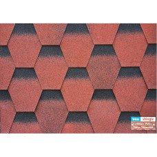 Гнучка черепиця BTM Shingle Рубін Червоний 2,94м.кв