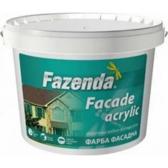 Фарба фасадна FAZENDA facad acrylic 4 кг купити у Дніпрі