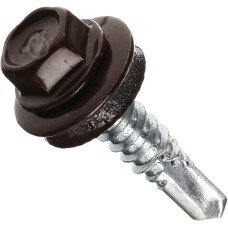 Саморіз покрівельний 5,5*25 RAL 8017 (250 шт)
