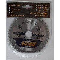 Диск пильный ORION 125*22,2*24T