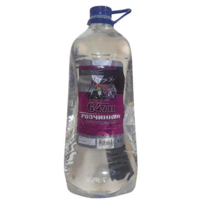 Розчинник 647 4 л ЗАБХ купити у Дніпрі