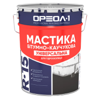 Мастика бітумно-каучукова ОРЕОЛ "УНІВЕРСАЛЬНА" (10кг)
