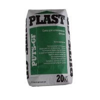 Шпаклівка фасадна цементна PLAST PUTS-GF (20 кг) сіра фінішна
