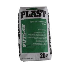 Шпаклівка фасадна цементна PLAST PUTS-GF (20 кг) сіра фінішна