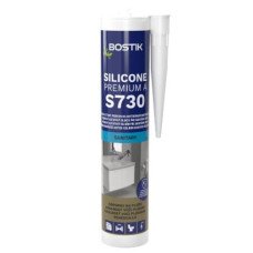 Силикон санитарный BOSTIK Premium S730, белый 310 мл